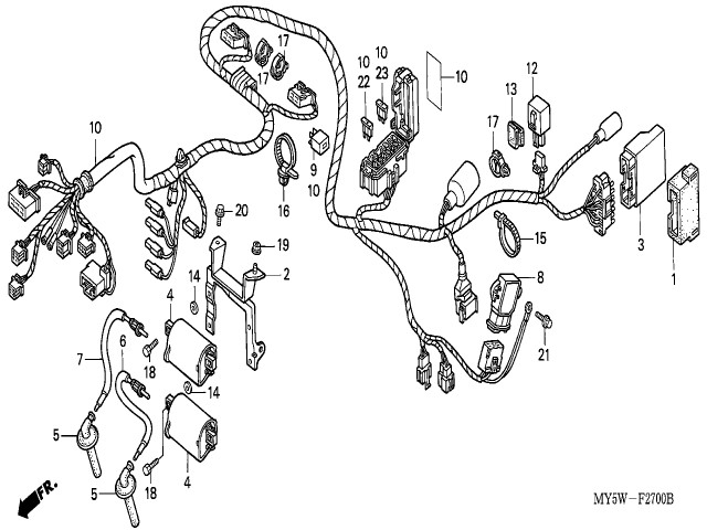 Cdi Honda cb 500 1993 - 1997