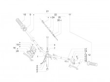 Maneta freno trasera Piaggio Zip 2t 50 2008-2014