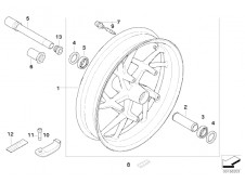 Sensor de presión rueda delantera Bmw F800 st 800 cc 2006 - 2008