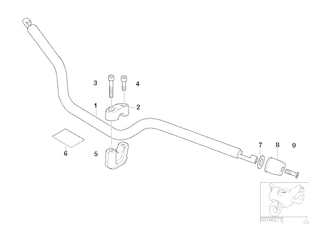 Manillar Bmw R850 r 2003 - 2009