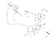 Latiguillo de embrague Bmw R850 r 2003 - 2009