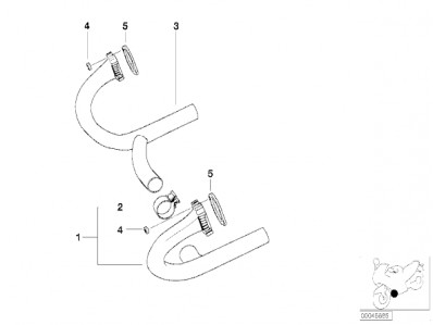 Colector derecho Bmw R850 r 2003 - 2009