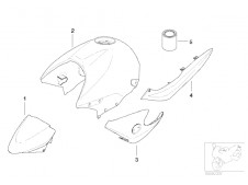 Cacha izquierda Bmw R850 r 2003 - 2009