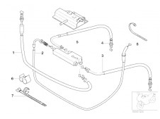 Cable acelerador distribuidor Bmw R850 r 2003 - 2009