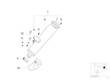 Silencioso Bmw R850 r 2003 - 2009