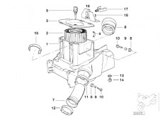 Toma de aire izquierda Bmw R850 r 2003 - 2009