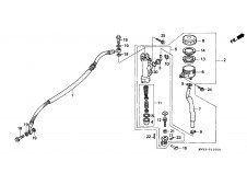 Bomba freno trasero Honda Cbr 600 1991-1996