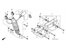Amortiguador trasero Honda Cbr 600 1991-1996