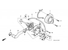 Tapa del piñon de ataque del motor Honda Cbr 600 1991-1996