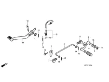 Interruptor freno trasero Honda Cbr r 125 2008-2009