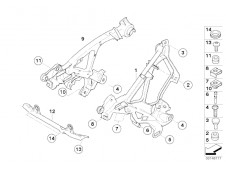 Soporte aireador derecho Bmw K1200 r 2004 - 2008
