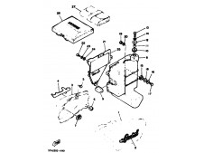 Caja porta batería Yamaha Sr 250 1980-1989