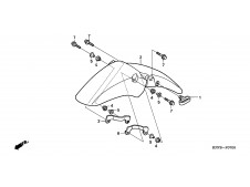 Aleta delantera Honda Cbf 250 2004-2008