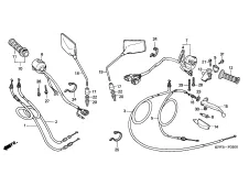 Soporte maneta embrague Honda Cbf 250 2004-2008