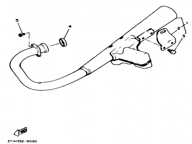Escape Yamaha Sr 250 1980-1989