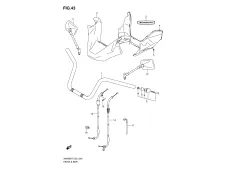 Embellecedor manillar delantero Suzuki Burgman 400 2007-2013