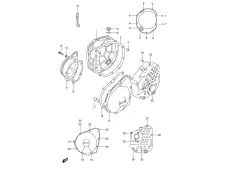 Tapa de pick-up Suzuki Gsx 600 f 1991 - 1994