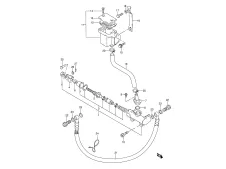 Bomba freno trasero Suzuki Gsx 600 f 1991 - 1994