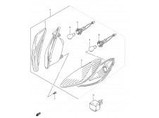 Intermitente delantero izquierdo Suzuki Burgman 150 2002-2007