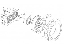 Basculante Aprilia Arrecife 125 2003-2004