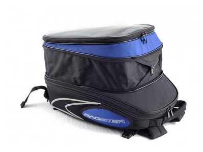 Bolsa de depósito nueva Bagster modelo EVOSIGN color negro-azul sujección clip