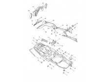 Aleta porta matriculas Triumph Street 675 2013 - 2017