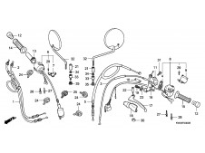 Cable de acelerador Honda Dominator 250 1988 - 1991