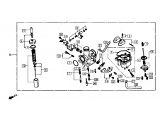 Bateria de carburadores Daelim Daystar 125 2004-2006