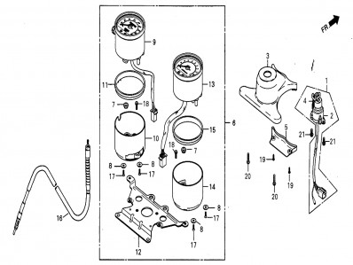 Cable cuenta kilometros Daelim Daystar 125 2004-2006