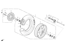 Disco freno delantero Daelim S2 250 2004-2007