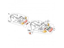 Piloto trasero conjunto Daelim S five 50 2001 - 2007