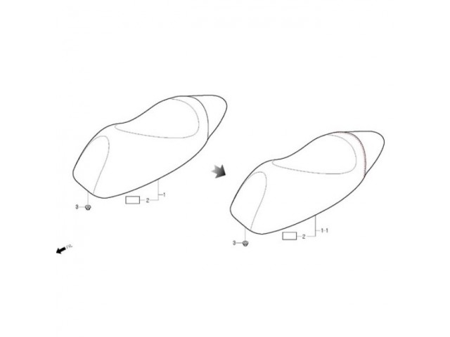 Asiento Daelim S five 50 2001 - 2007