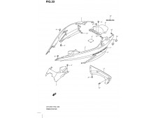 Cacha derecha Suzuki Burgman 125 2007-2009