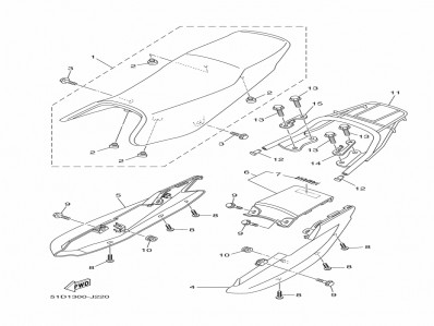 Union colin Yamaha Ybr 125 2010 - 2014