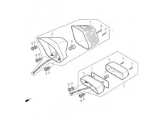 Piloto trasero Daelim Daystar 125 2007 - 2009