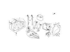 Caja bateria Daelim Daystar 125 2007 - 2009
