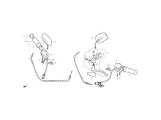 Cable acelerador Daelim Daystar 125 2007 - 2009