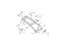 Aleta porta matricula Triumph St 955 1999 - 2001