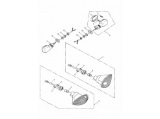 Intermitente trasero derecho Triumph St 955 1999 - 2001