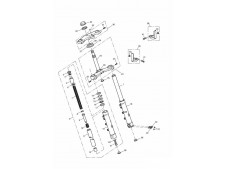 Barra completa izquierda Triumph St 955 1999 - 2001