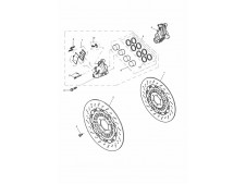 Pinza freno delantera izquierda Triumph St 955 1999 - 2001