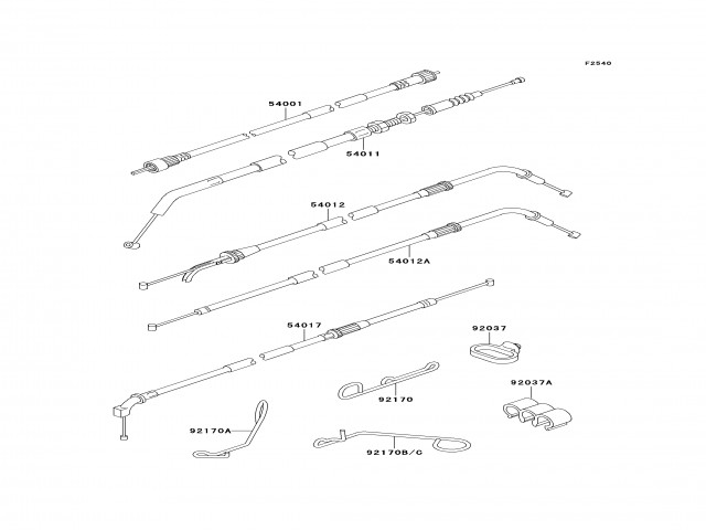 Cable acelerador Kawasaki Zzr 600 1994-1996
