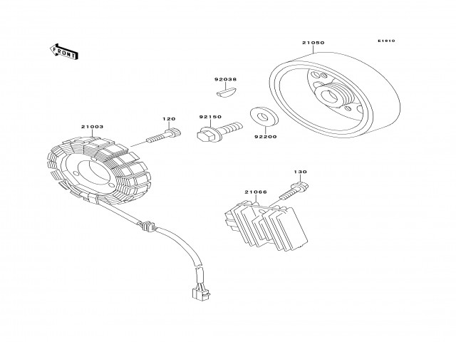 Bobina de encendido Kawasaki Zzr 600 1994-1996