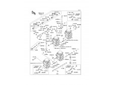 Batería carburadores Kawasaki Zzr 600 1994-1996