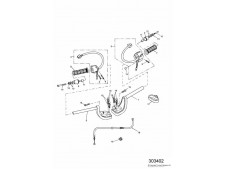 Caña acelerador plastico Triumph St 955 1999 - 2001
