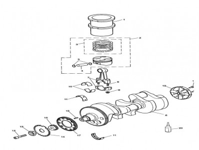 Biela completa con piston Triumph St 955 1999 - 2001