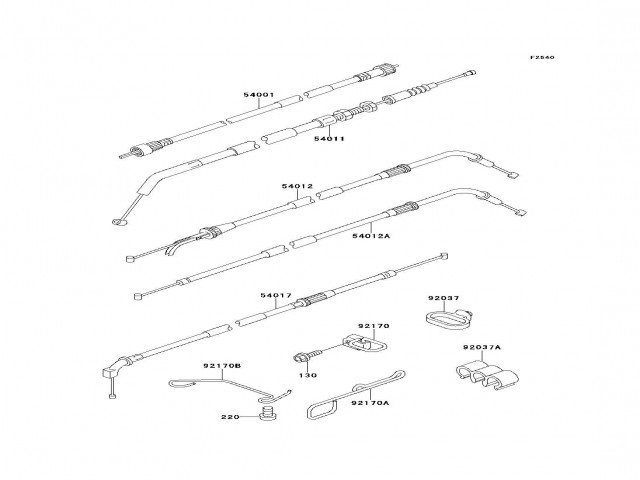 Cable embrague Kawasaki Zzr 600 1990-1993