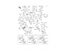 Toma aire derecha Kawasaki Zzr 600 1990-1993