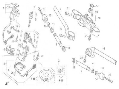 Contrapesos completos juego Honda Cbr 1000 rr 2008 - 2012