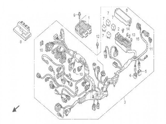 Regulador Honda Cbr 1000 rr 2008 - 2012